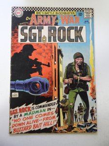 Our Army at War #170 (1966) GD+ Condition centerfold detached