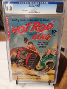 Hot Rod King #1 CGC Graded 8.0 Highest Graded Copy 1952