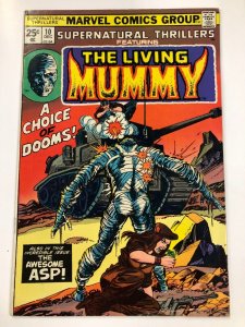 SUPERNATURAL THRILLERS 10 (December 1974) VF- The Living Mummy