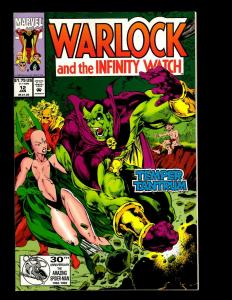 12 Warlock And The Infinity Watch Comics # 1 2 8 9 10 12 13 14 16 17 19 20 EK10