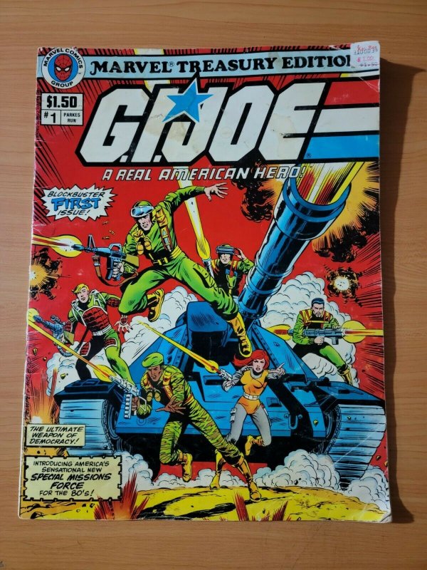 Marvel Treasury Edition #1 G.I.Joe Parkes Run ~ VERY GOOD VG ~ 1982 Marvel 