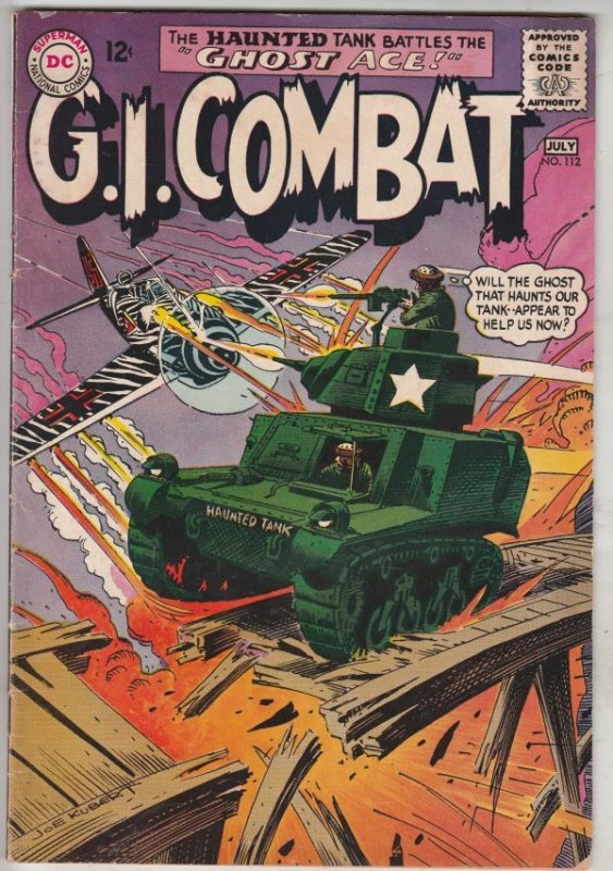 G.I. Combat #112 (Jul-65) FN+ Mid-High-Grade The Haunted Tank