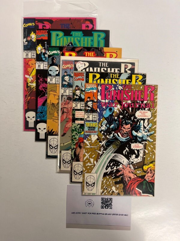 6 The Punisher Marvel Comic Books # 16 18 22 23 30 Spiderman Defenders 71 SM6