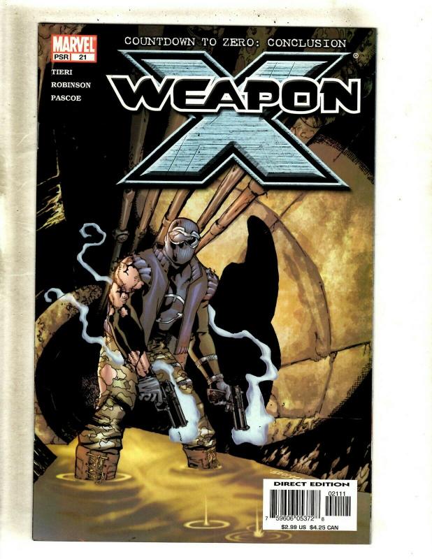 12 Weapon X Marvel Comic Books # 17 18 19 20 21 22 23 24 25 26 27 28 X-Men CJ6