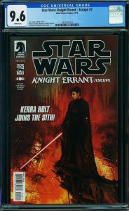 Star Wars: Knight Errant: Escape #2 (2012) CGC 9.6 NM+