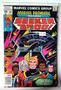 1978 Marvel Premiere #41 Marvel Seeker 3000 Key 1st Team Appearance Comic Book