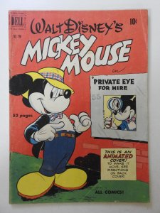 Four Color #296 (1950) GD/VG Condition! Mickey Mouse! Rusty staples