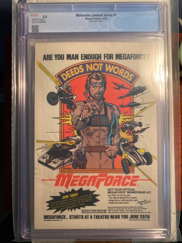 Wolverine #1 (1982) CGC 5.5
