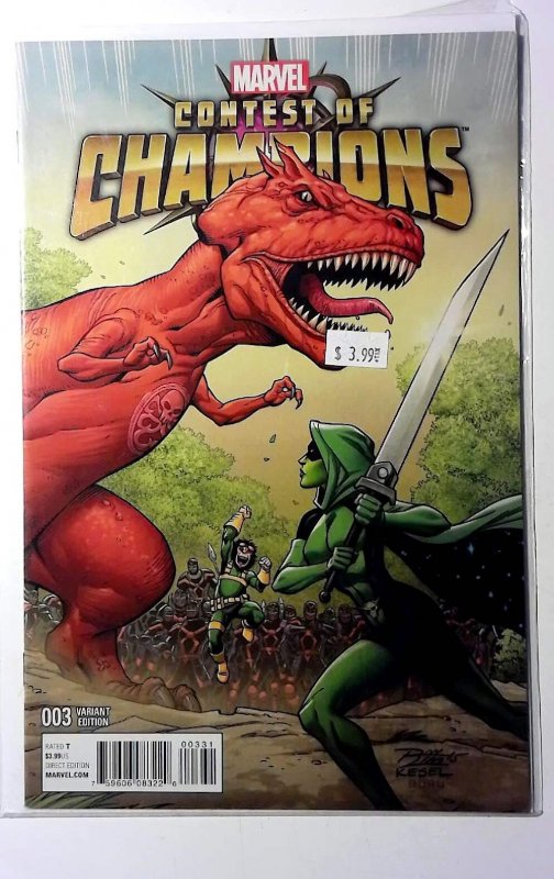 Contest of Champions #3 C (2016) Marvel Var Iron Man Gamora 1st Print Comic Book