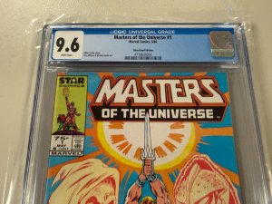 Masters Of The Universe # 1 CGC Graded 9.6 Marvel Comic Book Newsstand Var. JH28