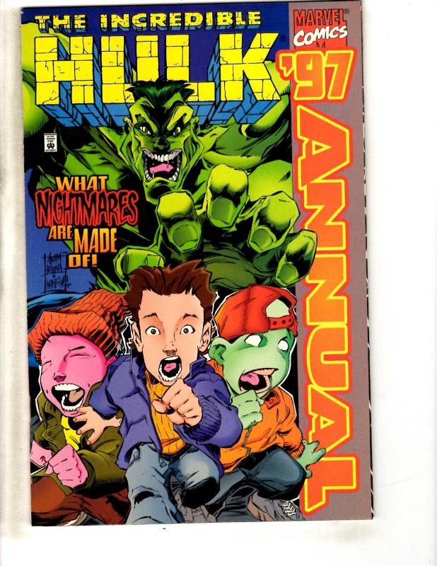 Lot Of 6 Incredible Hulk Marvel Comic Books ANNUALS # 17 18 19 20 97' 99' CR43