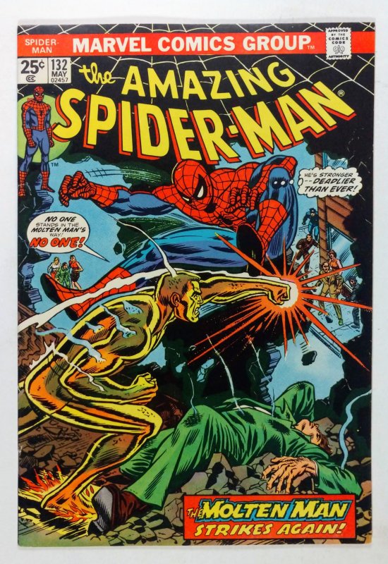 The Amazing Spider-Man #132 (1974) NEWSSTAND