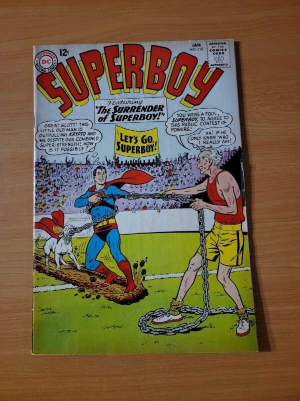 Superboy #110 ~ FINE - VERY FINE VF ~ 1964 DC Comics