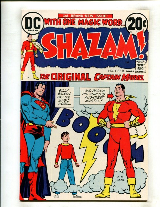 SHAZAM #1 (8.0/8.5) IN THE BEGINNING!! 1973