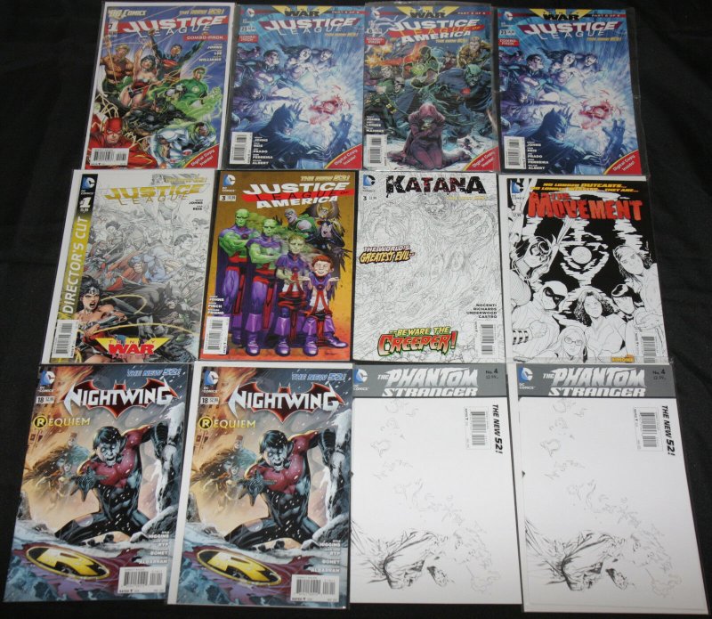 Modern DC VARIANT COVERS 345pc Comic Lot High Grade VF-NM Batman Superman JLA