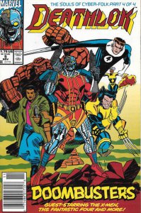 Deathlok (2nd Series) #5 (Newsstand) VG ; Marvel | low grade comic X-Men Fantast