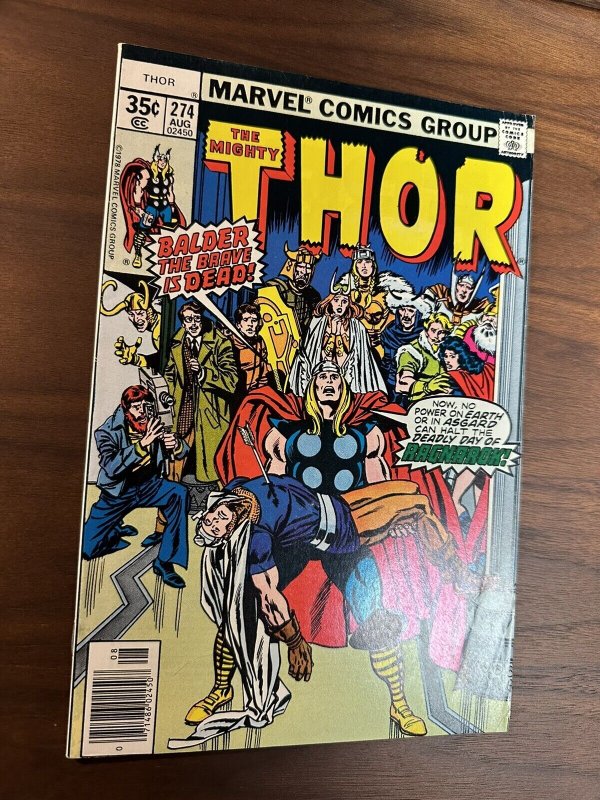 Thor #274 FN The Eye - and the Arrow! (Marvel 1978)