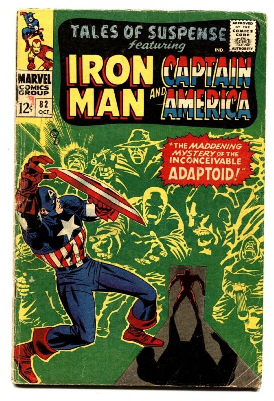 TALES OF SUSPENSE #82 comic book 1966-IRON MAN/CAPTAIN AMERICA-MARVEL