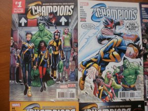 6 Near-Mint Marvel CHAMPIONS Comic #1 2 3 4 6 13 (Avengers) (2016) Waid Ramos