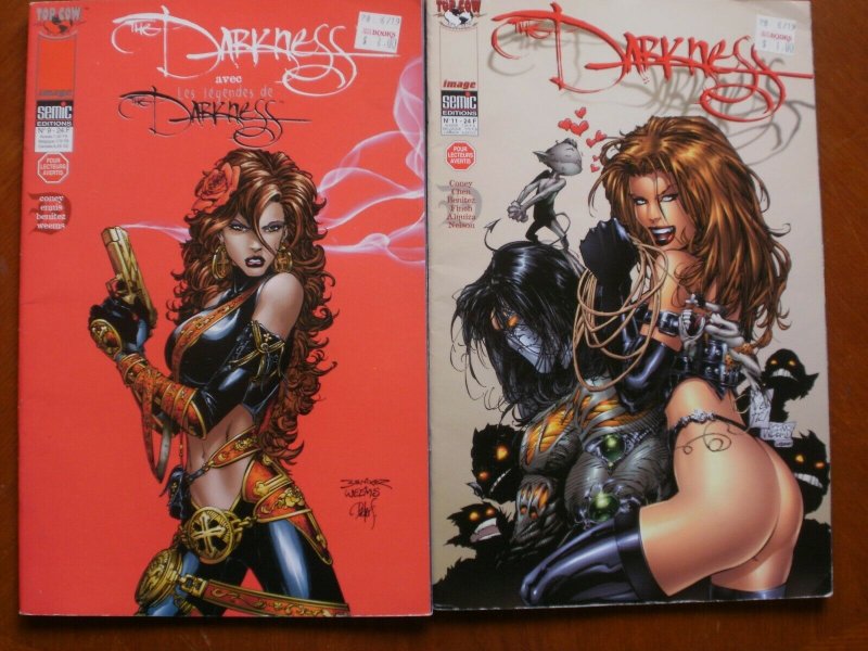 2 Top Cow Image SEMIC EDITION Comic: THE DARKNESS #11 & TALES OF THE DARKNESS #9