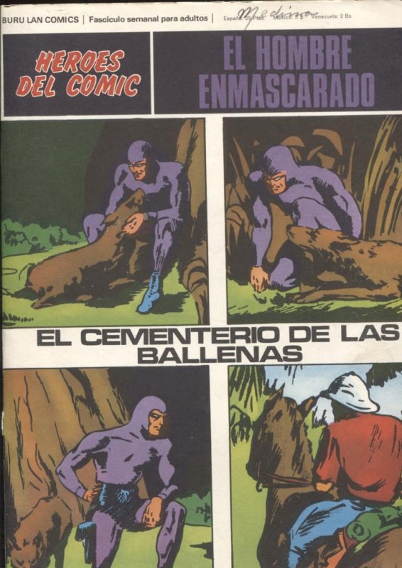 Hombre Enmascarado/Phantom de Burulan SOLO CUBIERTA nº 06: El cementerio de ...