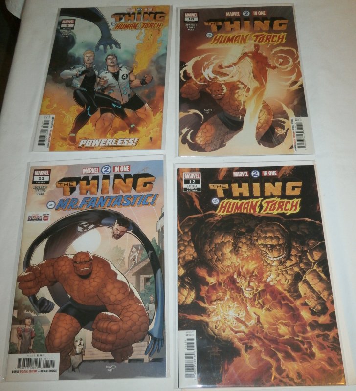 Marvel Two-in-One (vol. 3, 2018) #9-12 (set of 4) Thing/Human Torch, Zdarsky