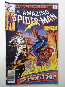 The Amazing Spider-Man #184 (1978) VG+ Condition moisture stain