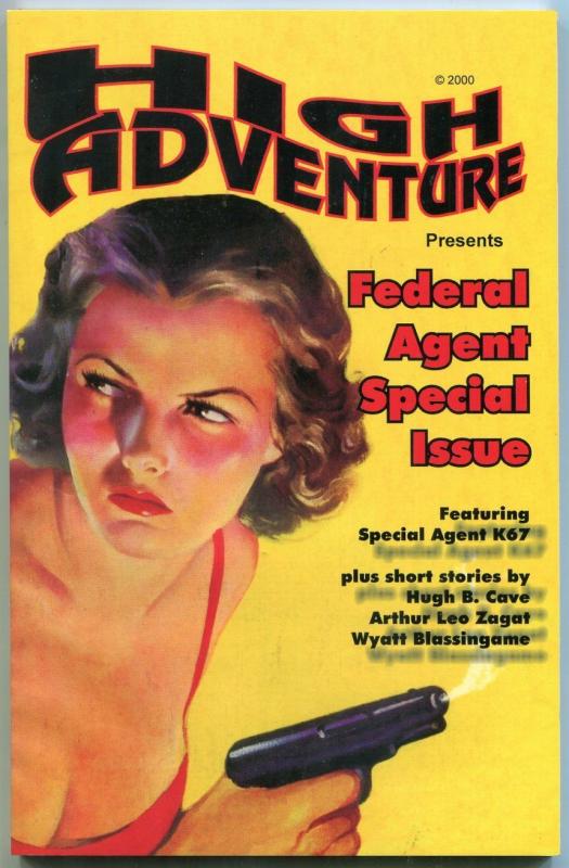 High Adventure #53 Federal Agent Special issue- Special Agent K67 pulp reprint