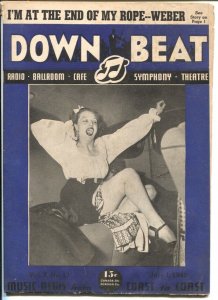 Down Beat 7/1/1940-Benny Goodman-Duke Ellington-Cotton Club-pix-music history-VG