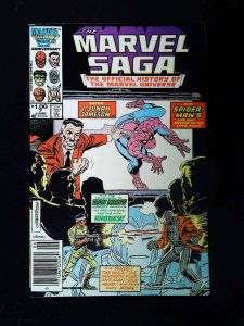 MARVEL SAGA #7  MARVEL COMICS 1986 VF+ NEWSSTAND