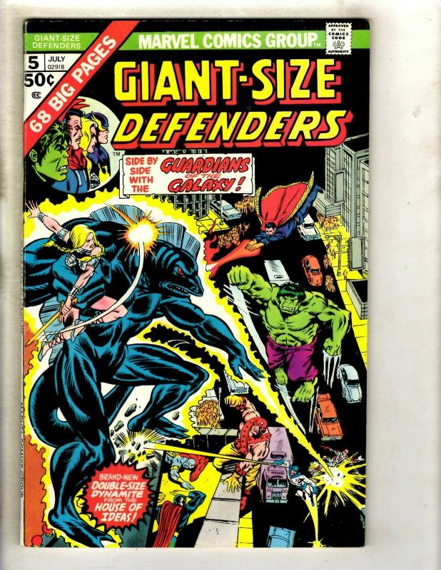 Giant-Size Defenders # 5 VF/NM Marvel Comic Book Hulk Sub-Mariner Dr Strange GK3