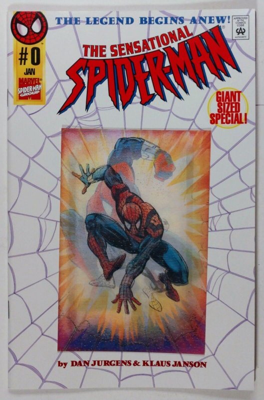 Sensational Spider-Man Spider-Man #0, Dan Jurgens - Grey Webbing Wraparound 