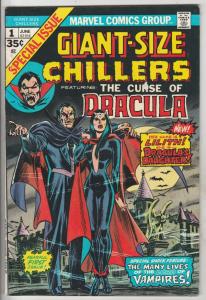 Giant-Size Chillers - Curse of Dracula #1 (Jun-74) VF+ High-Grade Dracula