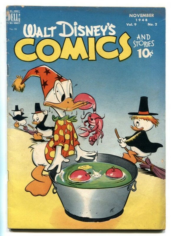 WALT DISNEY'S COMICS AND STORIES #98-1948-DONALD DUCK-UNCLE SCROOGE-BARKS G/VG