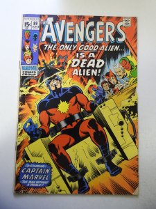 The Avengers #89 (1971) VG Condition