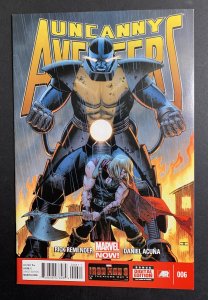 Uncanny Avengers #6 (2013) John Cassaday Apocalypse vs Thor Cover