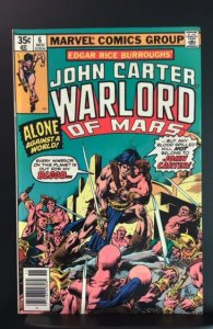 John Carter Warlord of Mars #6 (1977)