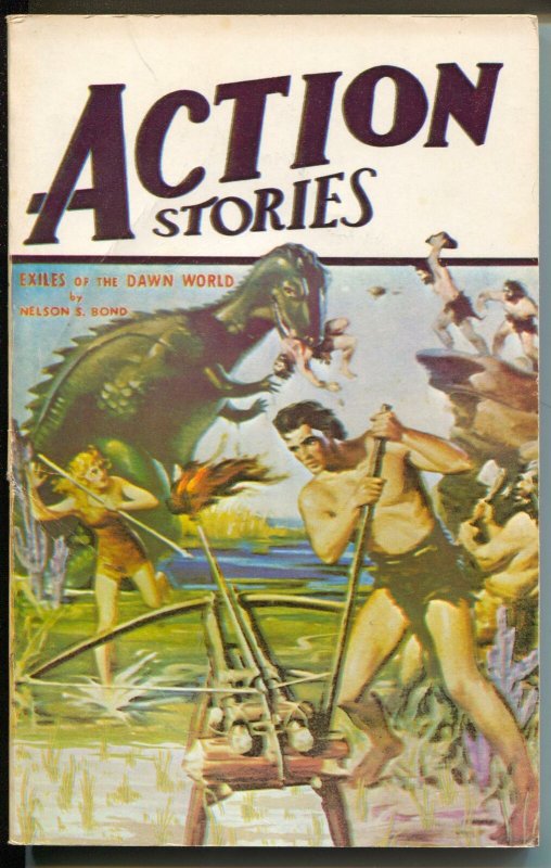 Action Stories 1980-reprints Fiction House pulp stories-Dent-Nabel-FN-