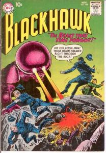 BLACKHAWK 154 G-VG  November 1960 COMICS BOOK