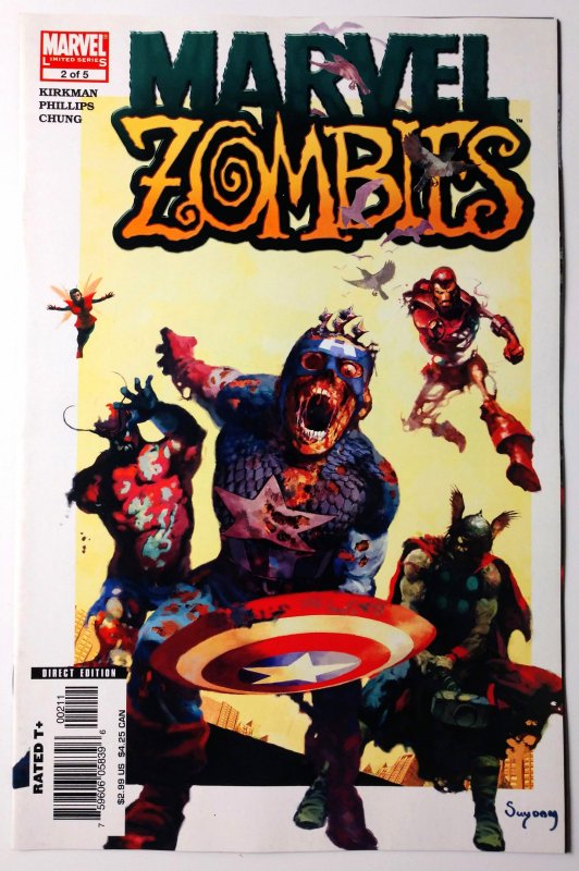 Marvel Zombies #2 (9.0, 2006) Cover art inspired by Avengers #4