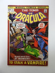 Tomb of Dracula #3 (1972) FN condition overspray