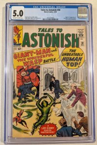 Tales to Astonish #50 (1963) CGC 5.0 Origin & 1st appearance of the Human Top!