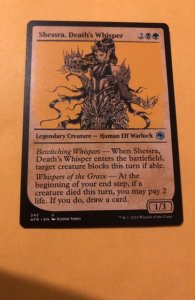 SHESSRA, DEATH’s WHISPER: Magic the Gathering MtG, Adventures Forgotten Realms