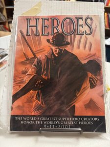 HEROES  Magazine 9.11.2001 The World's Greatest Super Hero Creators USED