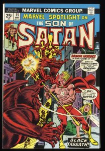 Marvel Spotlight #15 FN 6.0 Comics Son of Satan!