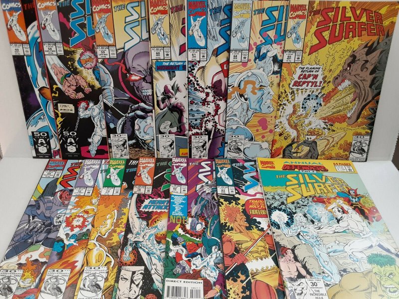 SILVER SURFER #49 - 83 THANOS/NFINITY GAUNTLET TIE IN  14 BOOKS - FREE SHIPPING