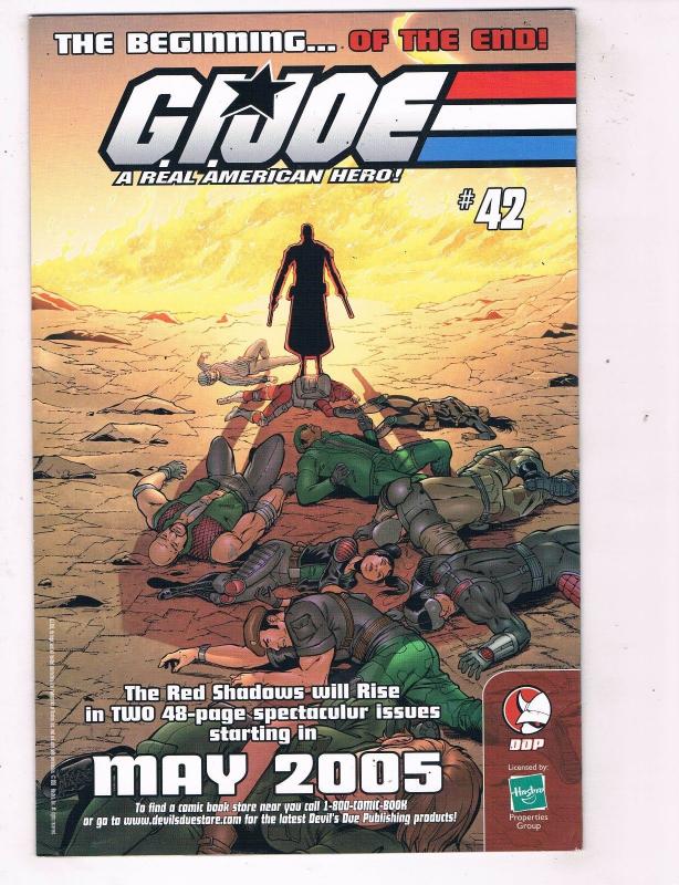 Gi Joe A Real American Hero #41 VF DDP Comics Comic Book Apr 2004 DE48