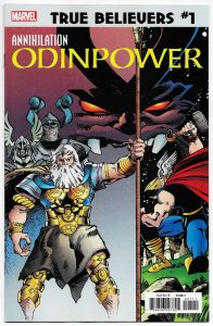 True Believers Annihilation #1 Rep Thor #349 | Origin Of Odinpower (Marvel) NM