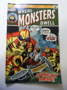 Where Monsters Dwell #19 (1973) FN Condition