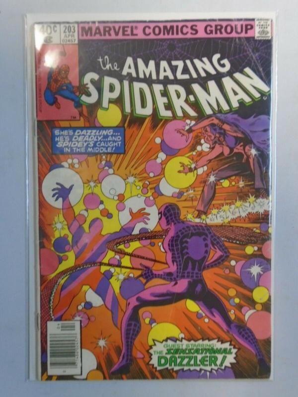 Amazing Spider-Man #203 News Stand edition 4.0/VG (1980)